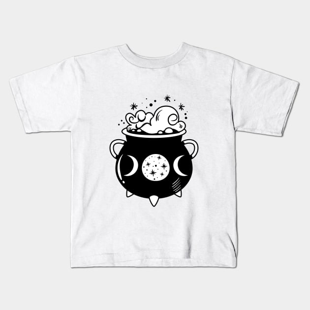 Witch Magical Brew Kids T-Shirt by My_Store